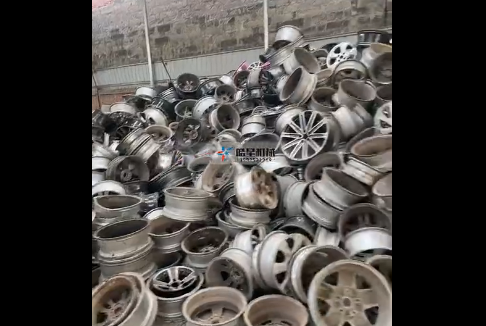 汽车轮毂蜜桃视频APP色版下载|铝合金蜜桃视频APP色版下载破碎分离厂家生产现场